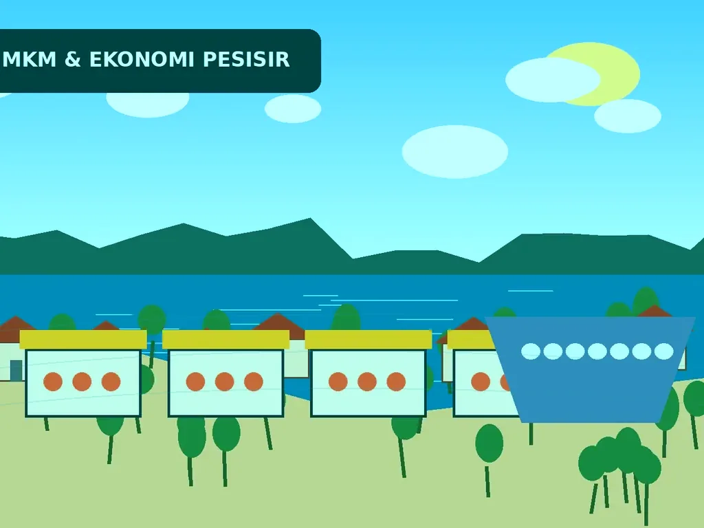 Ilustrasi UMKM & usaha warga Desa Teluk Bakau