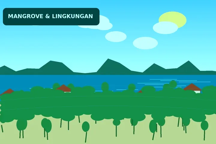 Ilustrasi Kesehatan & lingkungan Desa Teluk Bakau